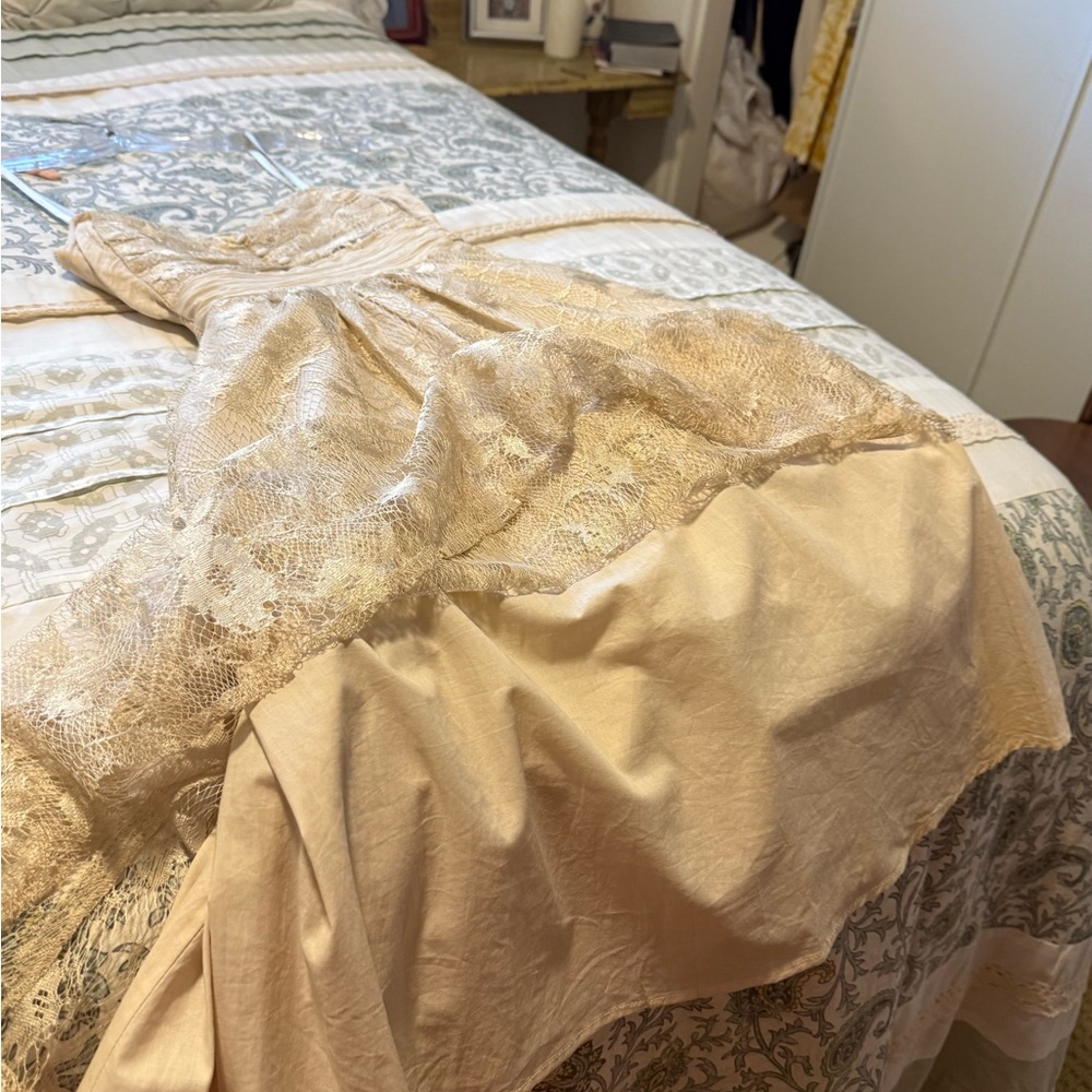 To the Max Beige Lace Midi Dress - Picture 6 of 10